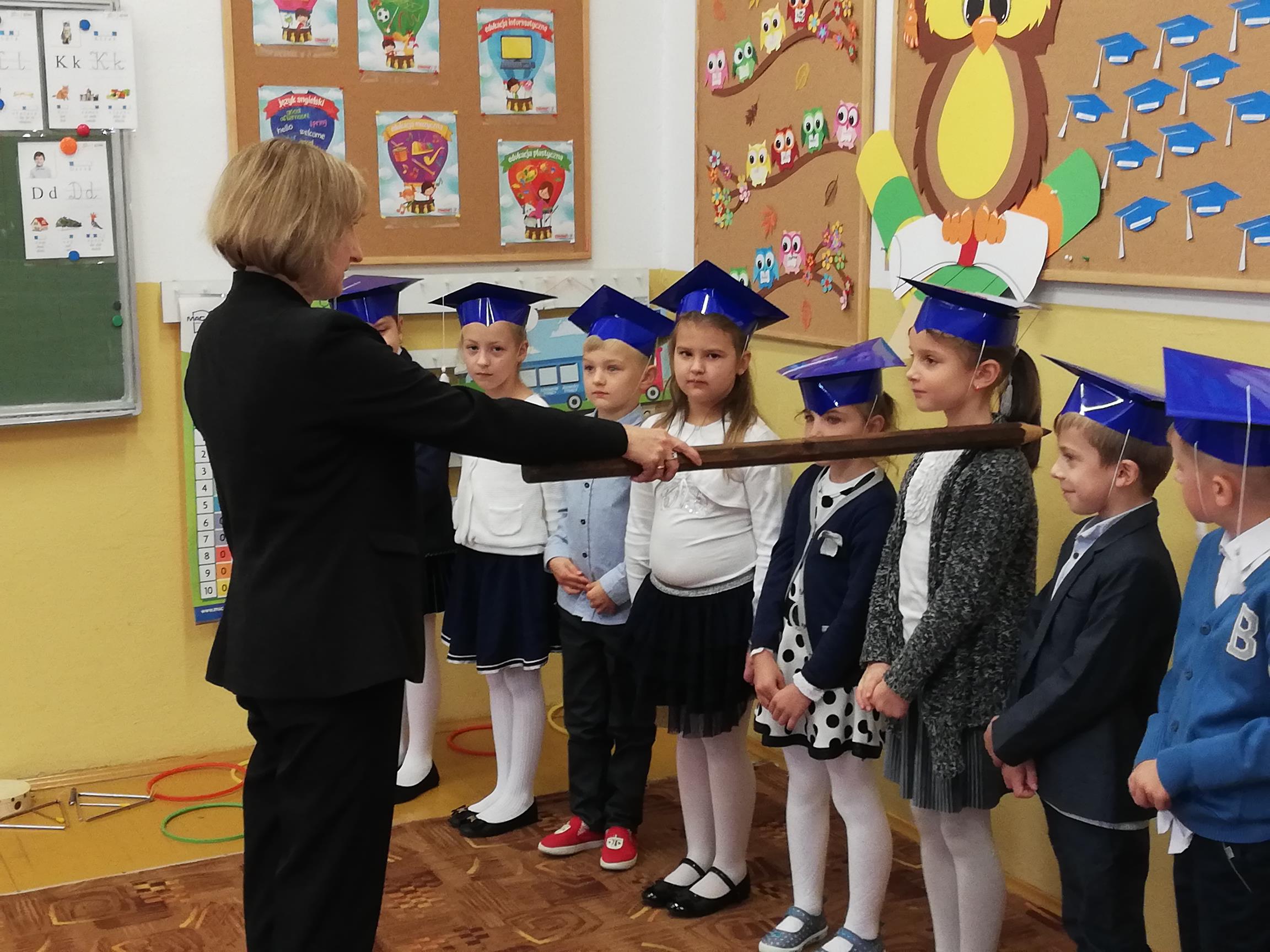 Pasowanie pierwszoklasistów